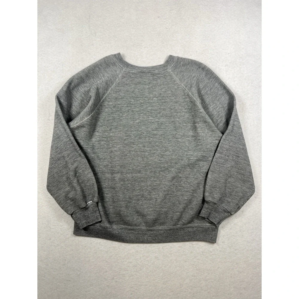 Levi's Vintage Raglan Sweatshirt Medium Red Crewneck 1980s 90s USA Made Paint